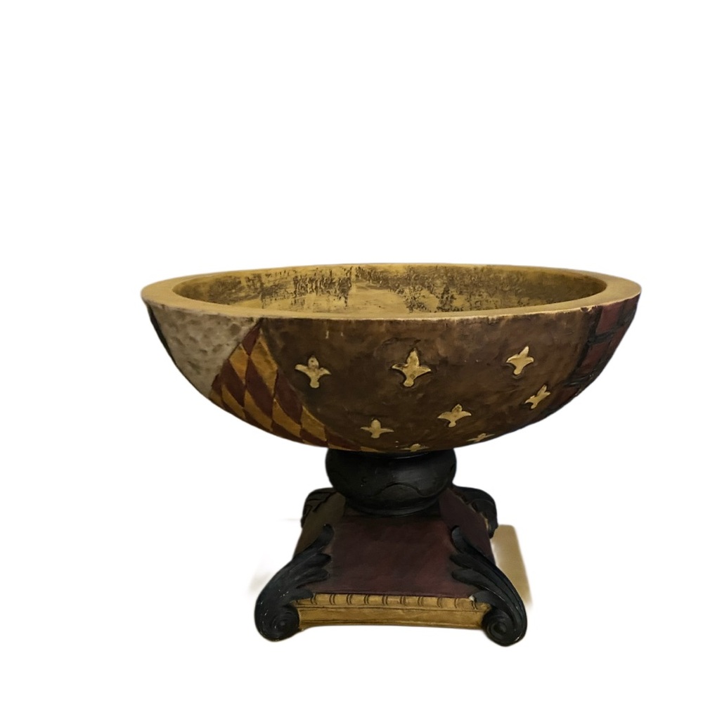 Rare Wooden Ethiopian Fruit Serving Bowl